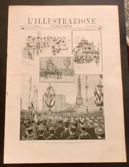 L'illustrazione Italiana - 50° Anniversario 5 Giornate - N° 13 - Marzo 1898