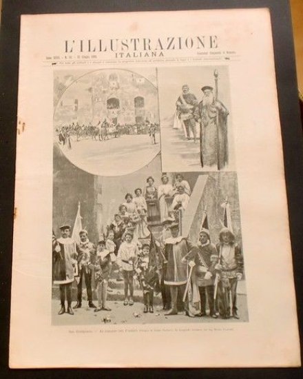 L'illustrazione Italiana - Al Palazzo del Podestà - N° 26 - Giugno 1899
