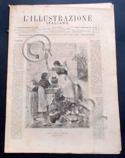 L'illustrazione Italiana - Al pozzo, di I. Nunes-Vais - N° …