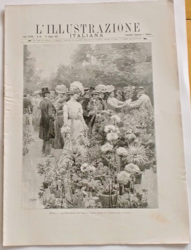 L'illustrazione Italiana - All'Esposizione dei Fiori - N° 24 - …