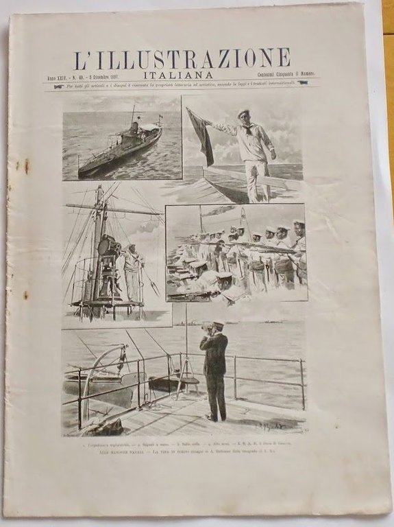 L'illustrazione Italiana - Alle manovre navali - N° 49 - Dicembre 1897