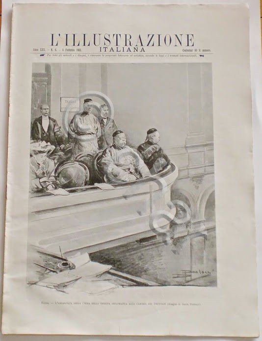 L'illustrazione Italiana - Ambasciata della China - N° 6 - …