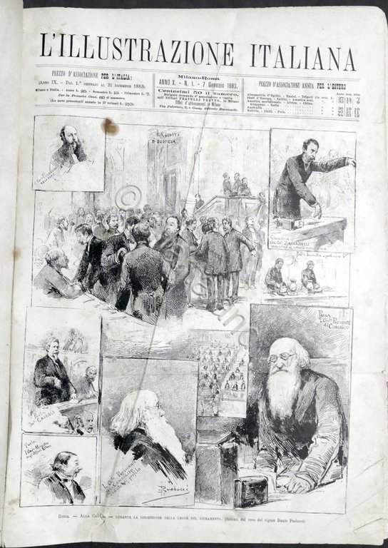 L'Illustrazione Italiana - Annata completa 1883