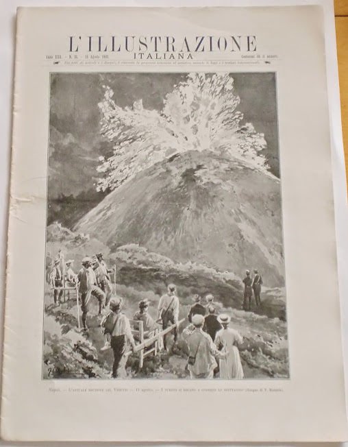 L'illustrazione Italiana - Attuale eruzione Vesuvio - N° 33 - Agosto 1903