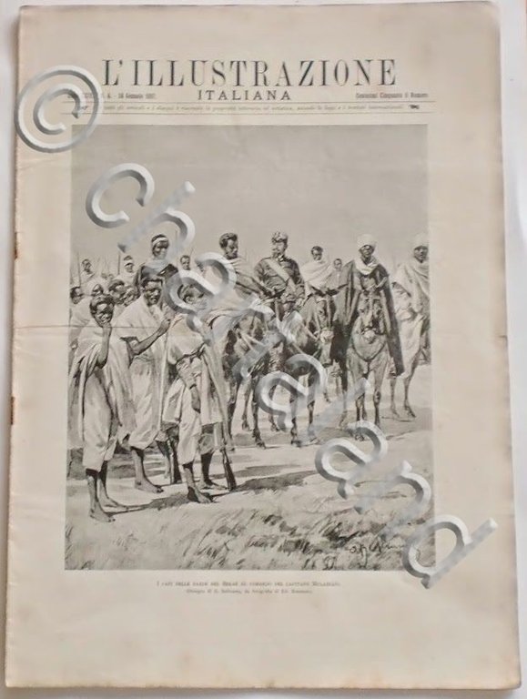 L'illustrazione Italiana - Bande Seraè Capitano Mulazzani - N° 4 …