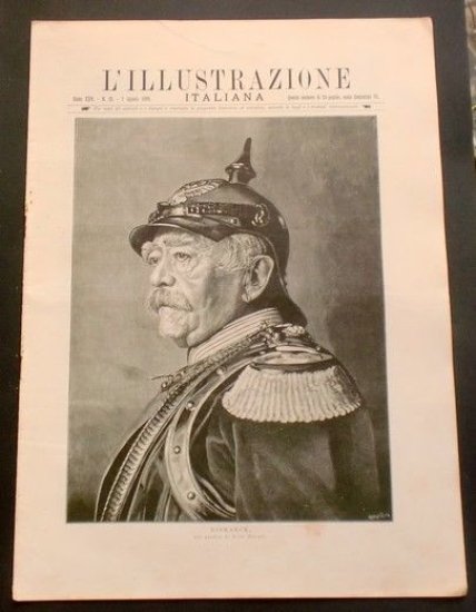 L'illustrazione Italiana - Bismarck - N° 32 - Agosto 1898
