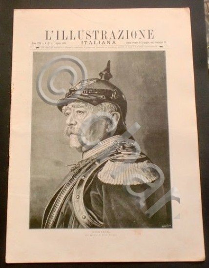 L'illustrazione Italiana - Bismarck - N° 32 - Agosto 1898