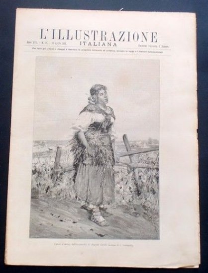 L'illustrazione Italiana - Canto d'Amore - N° 15 - Aprile 1890