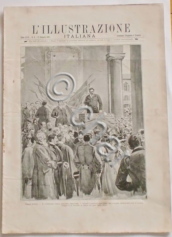 L'illustrazione Italiana - Centenario bandiera tricolore - N° 3 - …
