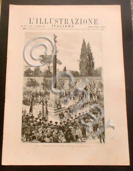 L'illustrazione Italiana - Commemorazione 20 settembre - N° 39 - …