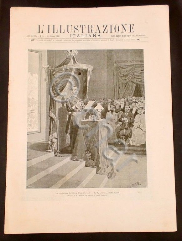 L'illustrazione Italiana - Conferenza Duca degli Abruzzi - N° 3 …