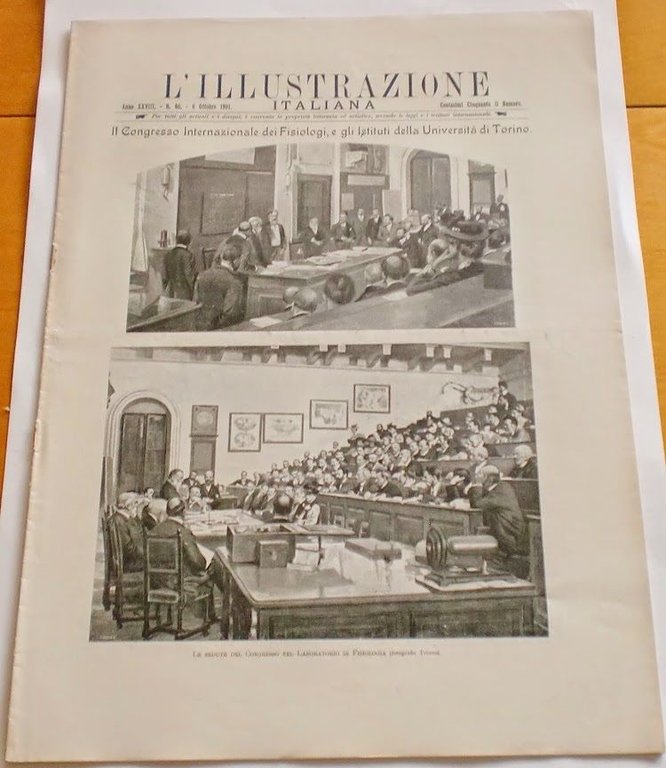 L'illustrazione Italiana - Congresso dei Fisiologi - N° 40 - Ottobre 1901