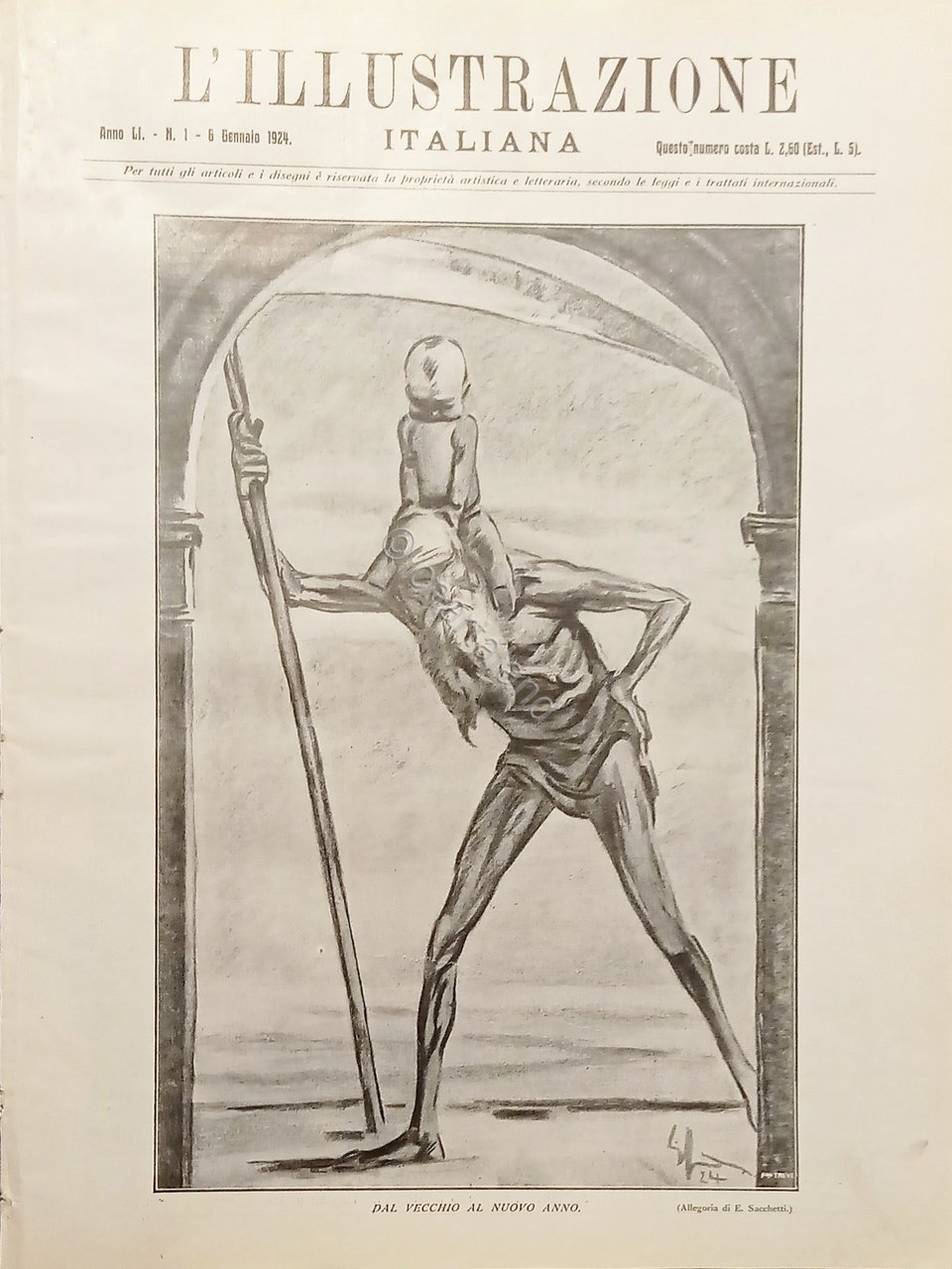 L'illustrazione Italiana - Dal Vecchio al Nuovo Anno - N. …