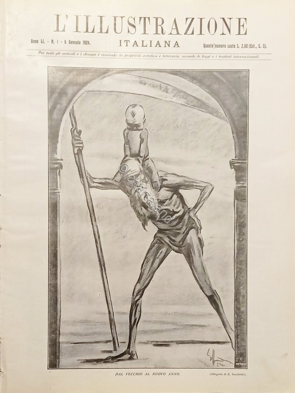 L'illustrazione Italiana - Dal Vecchio al Nuovo Anno - N. …