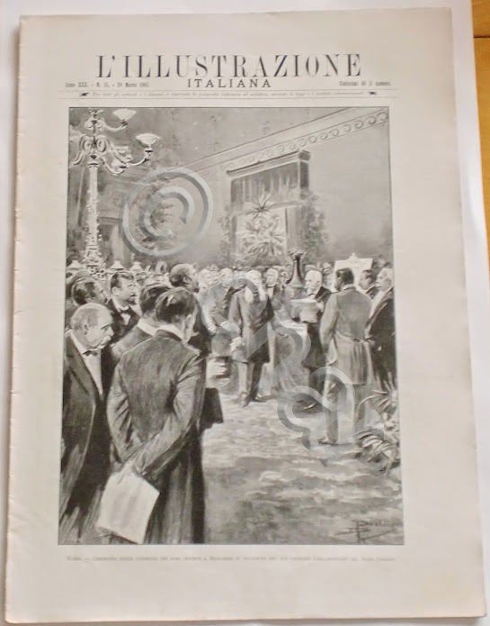 L'illustrazione Italiana - Doni offerti a Biancheri - N° 13 …