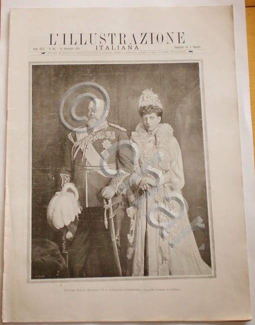 L'illustrazione Italiana - Edoardo VII e Alessandra - N° 46 …