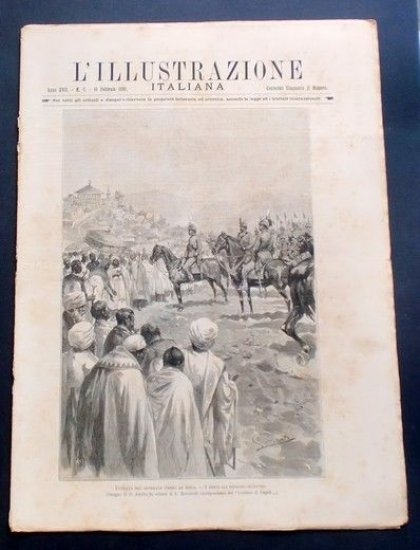 L'illustrazione Italiana - Entrata del generale Orero - N° 7 - Febbraio 1890