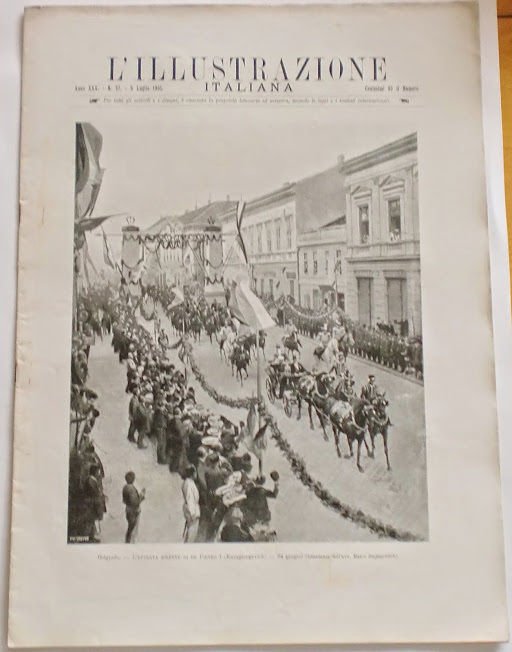 L'illustrazione Italiana - Entrata solenne Re Pietro I - N° 27 - Luglio 1903