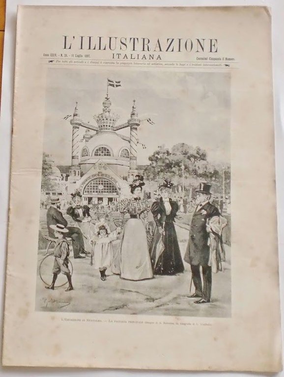 L'illustrazione Italiana - Esposizione di Stoccolma - N° 28 - Luglio 1897