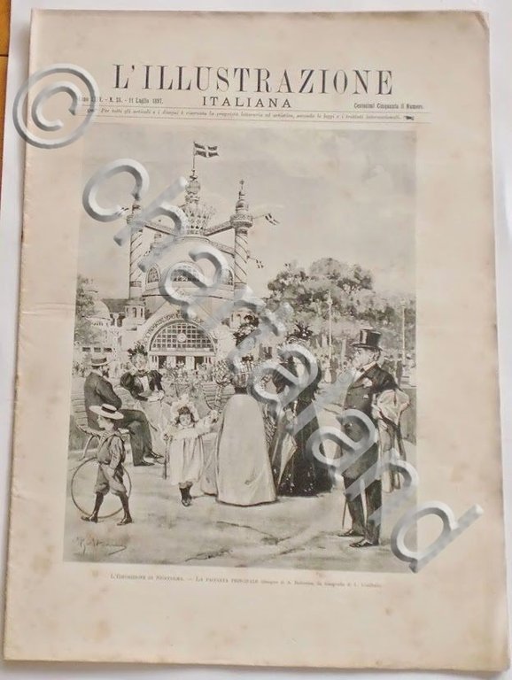 L'illustrazione Italiana - Esposizione di Stoccolma - N° 28 - …