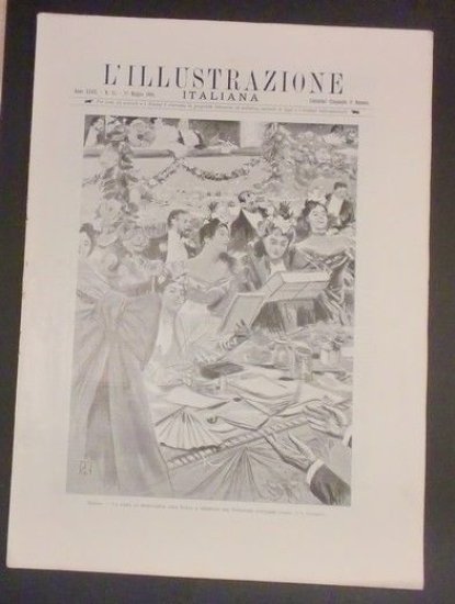 L'illustrazione Italiana - Fiera di Beneficenza alla Scala - N° 21 - Maggio 1900