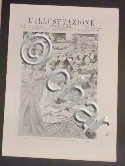 L'illustrazione Italiana - Fiera di Beneficenza alla Scala - N° …