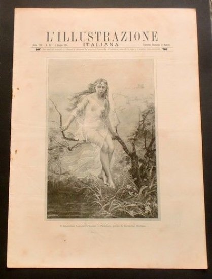 L'illustrazione Italiana - Fragilità, Bartolomeo Giuliano - N° 23 - Giugno 1898