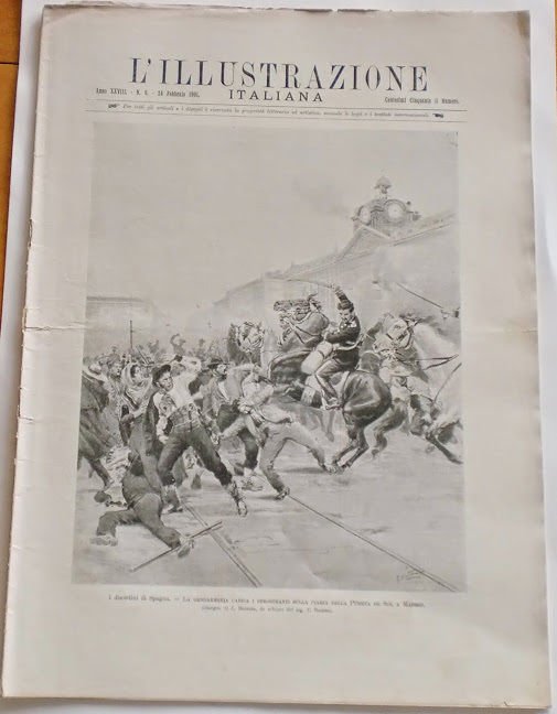 L'illustrazione Italiana - Gendarmeria Piazza Puerta De Sol-N° 8 - …