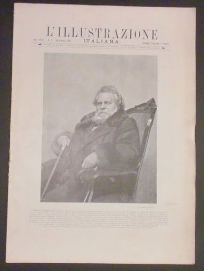 L'illustrazione Italiana - Giosuè Carducci - N° 2 - Gennaio 1900
