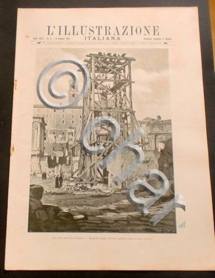 L'illustrazione Italiana - Gli scavi nel Foro Romano - N° …