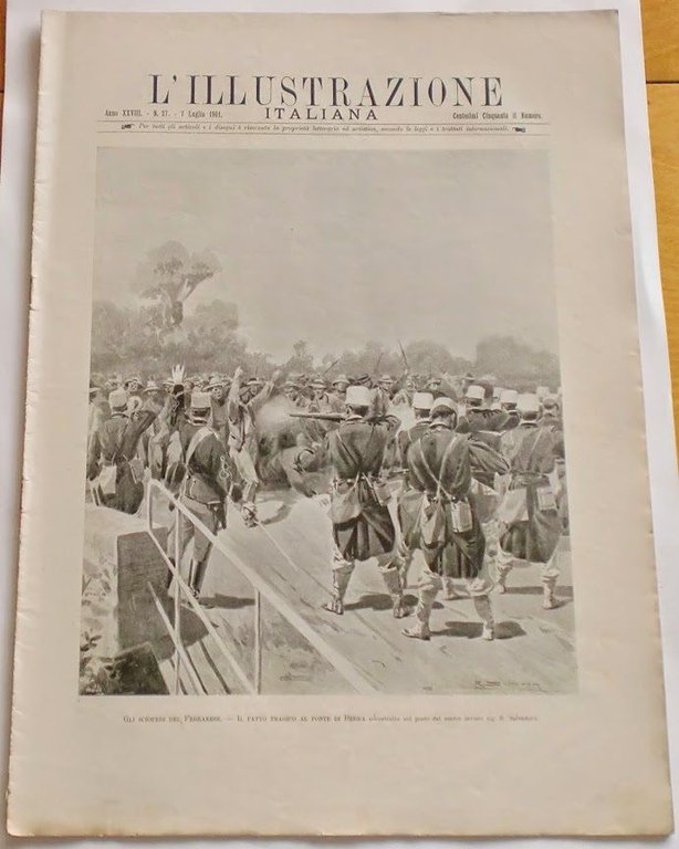 L'illustrazione Italiana - Gli scioperi del Ferrarese - N° 27 - Luglio 1901