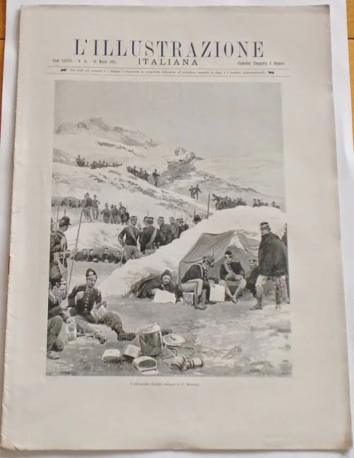 L'illustrazione Italiana - I bivacchi Alpini - N° 13 - Marzo 1901