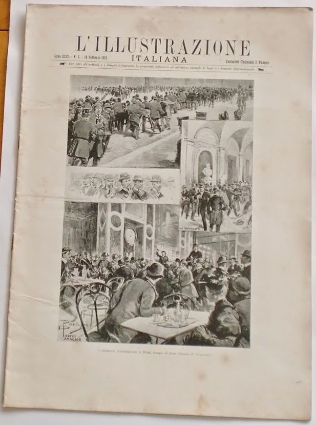 L'illustrazione Italiana - I disordini universitari Roma - N° 7 …