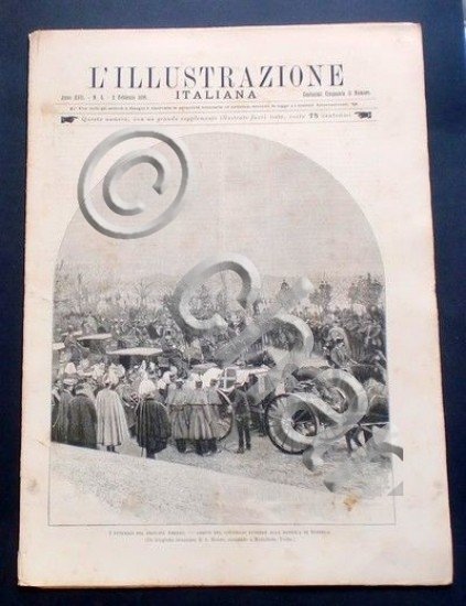 L'illustrazione Italiana - I funerali del Principe Amedeo - N° …