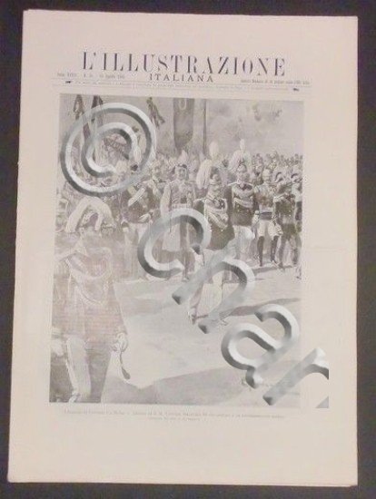 L'illustrazione Italiana - I funerali di Umberto I a Roma …