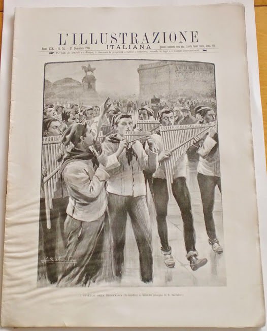 L'illustrazione Italiana - I pifferari della Bergamasca - N° 52 - Dicembre 1903