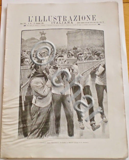 L'illustrazione Italiana - I pifferari della Bergamasca - N° 52 …