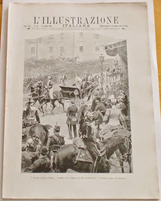 L'illustrazione Italiana - I Sovrani d'Italia a Parigi - N° 43 - Ottobre 1903