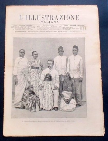 L'illustrazione Italiana - Il Capitano Casati e i suoi servi - N°19 -Maggio 1890