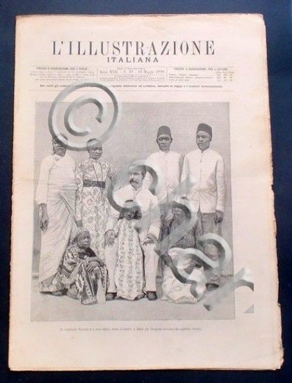 L'illustrazione Italiana - Il Capitano Casati e i suoi servi …