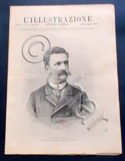 L'illustrazione Italiana - Il Capitano Gaetano Casati - N° 28 …