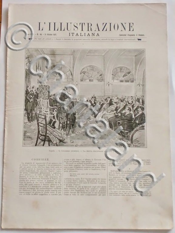 L'illustrazione Italiana - Il Congresso giuridico - N° 44 - …