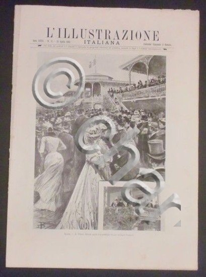 L'illustrazione Italiana - Il Derby Reale alle Capannelle - N° …