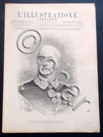 L'illustrazione Italiana - Il Generale Cosenz - N° 14 - …