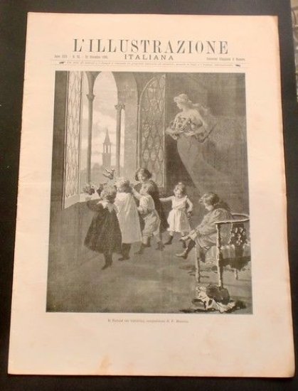 L'illustrazione Italiana - Il Natale dei Fanciulli - N° 52 - Dicembre 1898