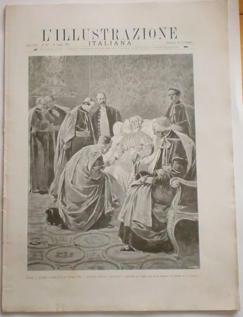 L'illustrazione Italiana - Il Papa riceve i cardinali - N° 29 - Luglio 1903