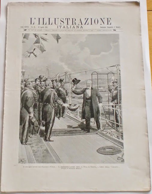 L'illustrazione Italiana - Il presidente Loubet - N° 15 - Aprile 1901