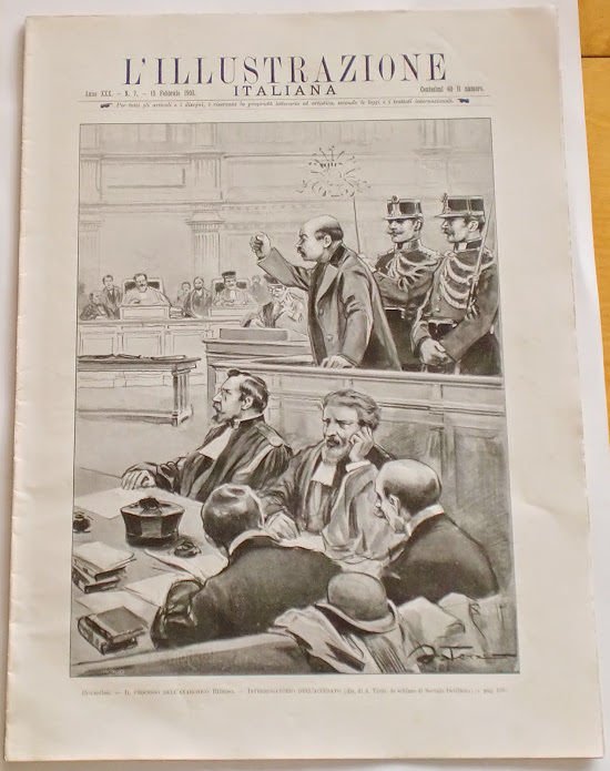 L'illustrazione Italiana - Il processo di Rubino - N° 7 - Febbraio 1903