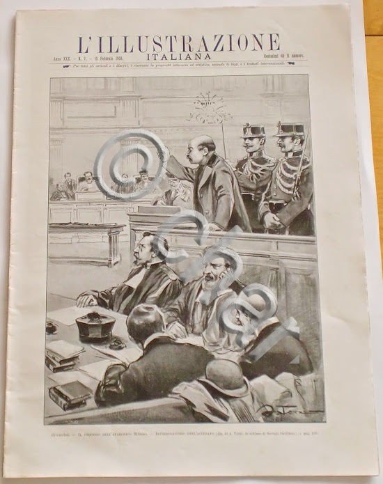 L'illustrazione Italiana - Il processo di Rubino - N° 7 …