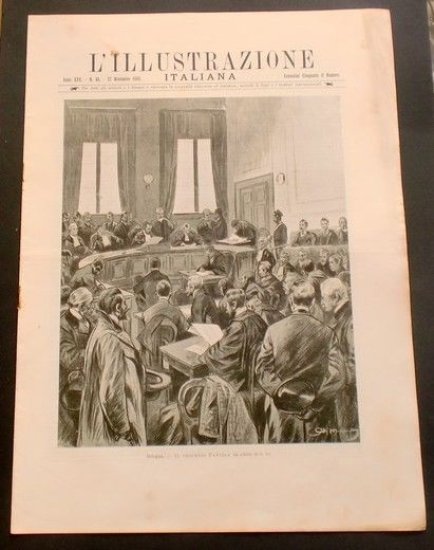 L'illustrazione Italiana - Il processo Favilla - N° 48 - Novembre 1898